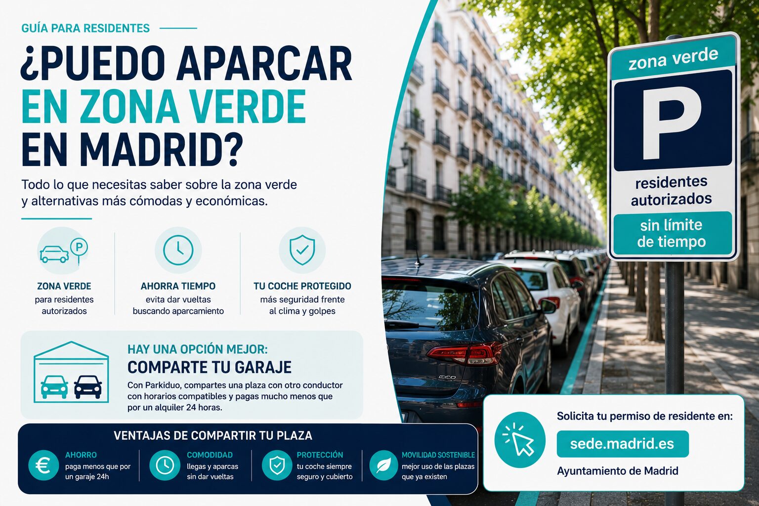PUEDO APARCAR ZONA VERDE MADRID